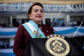 Xiomara Castro, presidenta de Honduras
