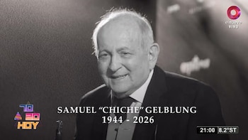 El homenaje de 70-20-Hoy, el programa de a Chiche Gelblung a cuatro días de su muerte: “La televisión es la vida”