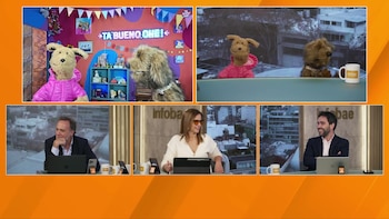 Pache y Plumis, los perros de “Ta bueno che!”, visitaron Infobae a las Nueve