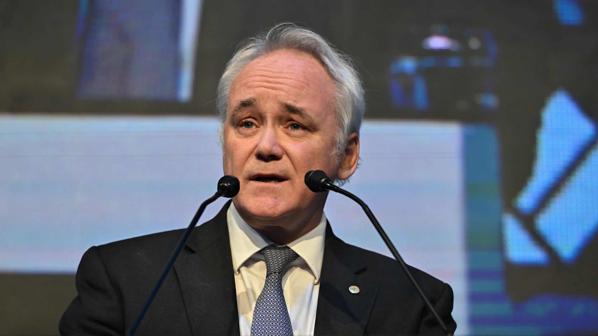 El vicepresidente del BCRA, Vladimir Werning, expuso la estrategia cambiaria ante ejecutivos de finanzas en Buenos Aires (Fotografía: Adrián Escandar)