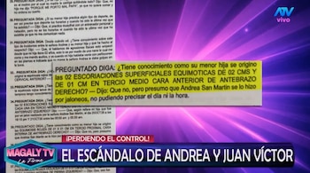 Andrea San Martín tiene prohibido acercarse a su hija y su abogado cuestiona su detención. Captura: Magaly TV La Firme.