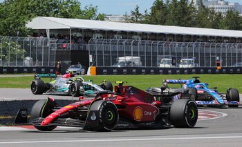 Carlos Sainz apretó en el