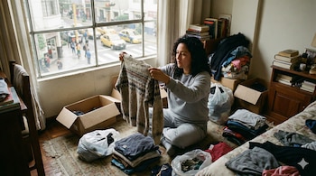 El acto de soltar va