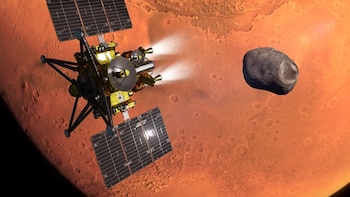 Martian Moon eXploration inicia hoy su viaje a Marte para traer muestras recogidas de la superficie de la luna Fobos