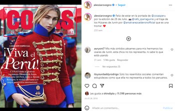 Polémica de Alessia Rovegno por