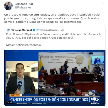 Fernando Ruiz critica la reforma a la salud