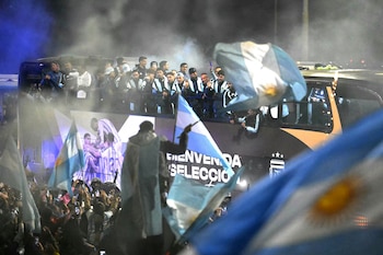 Recibimiento Selección Argentina - Ezeiza - Predio AFA