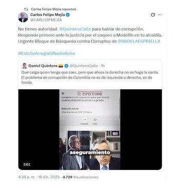 Con este mensaje, el aspirante