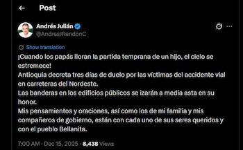 Andrés Julián Rendón decretó tres