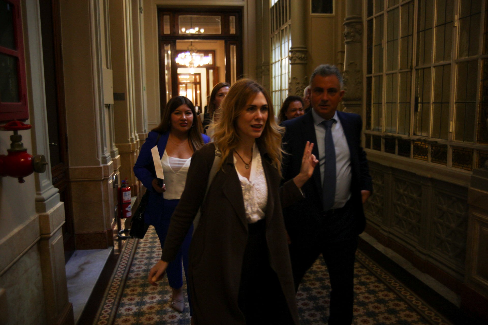 Diputados Lemoine y Sebastián Pareja