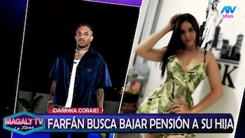 Jefferson Farfán busca reducir pensión y Magaly Medina lo enfrenta en televisión. Captura: Magaly TV La Firme.