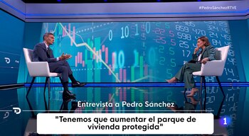 Pedro Sánchez en el 'Telediario