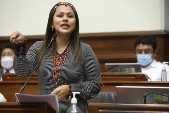 La congresista Silvana Robles respondió