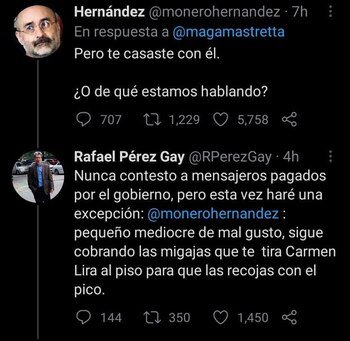 El periodista Pérez Gay respondió