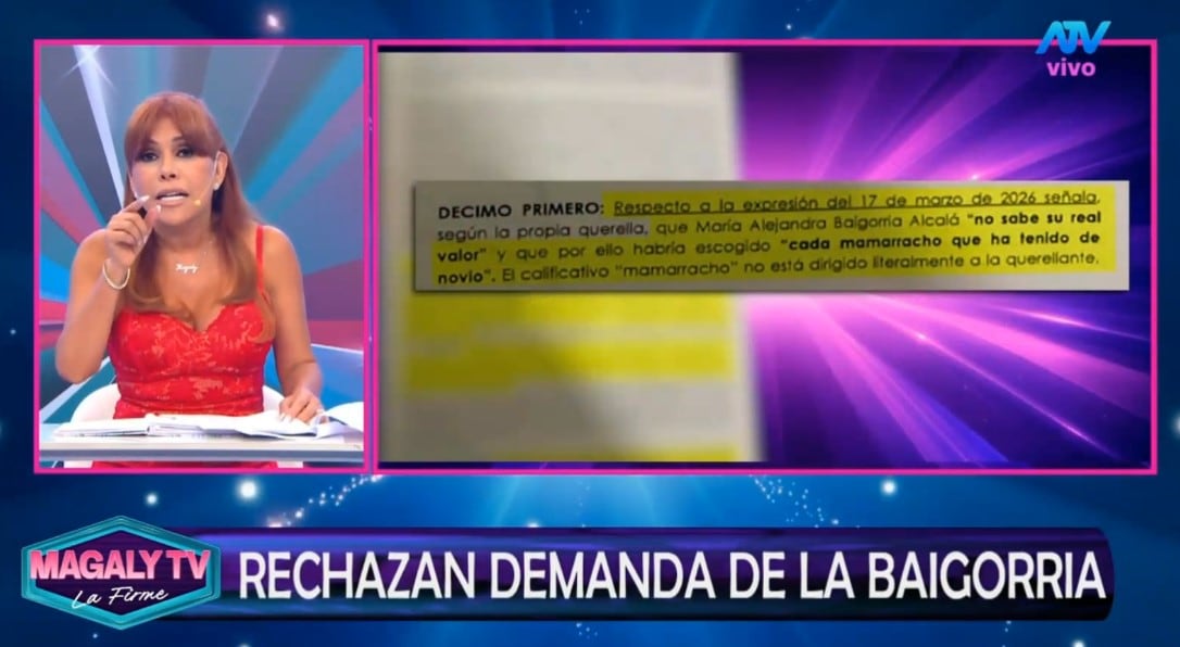 Magaly Medina celebra decisión judicial y resalta defensa de la libertad de expresión: “Una lección de ética profesional”. Captura: Magaly TV La Firme.