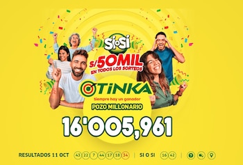 Sorteo La Tinka. (Captura: Intralot)