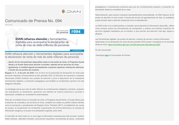 La Dian habilitó 62 puntos de atención en el país y atención por videollamada con cita previa para acompañar a los contribuyentes en la declaración de renta - crédito Dian