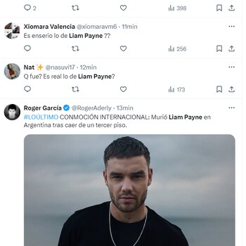 Murió Liam Payne y así reaccionaron sus fans peruanas.