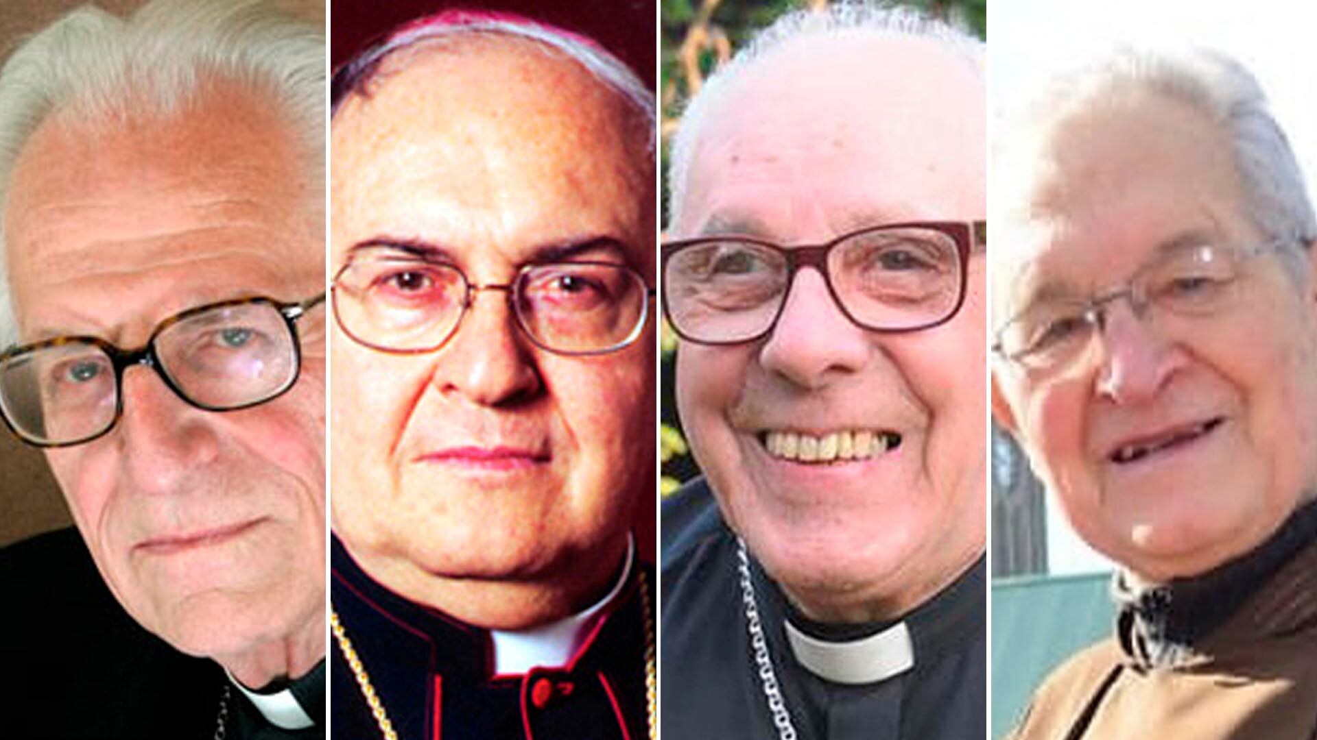 Cardenales mayores. Estanislao Karlic, Leonardo Sandri, Luis Villalba y Luis Dri