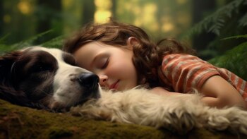 Niña desaparecida en el bosque