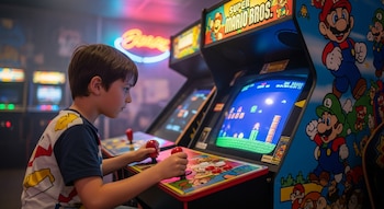 PlayStation - máquina arcade - consola antigua - tecnología - 9 de agosto