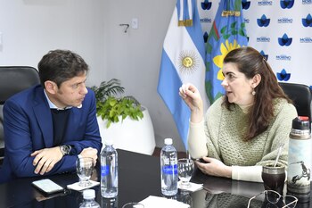 El gobernador reunido con Mariel