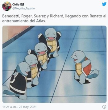 Todos los jugadores implicados fueron