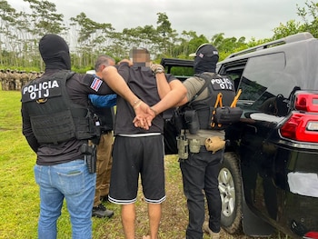 Alejandro Arias Monge fue capturado esta mañana por las autoridades en un operativo que se extendió una hora y en el resultaron cinco oficiales heridos./ (OIJ)