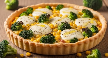 El pastel de brócoli y