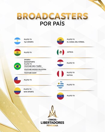 Canales autorizados para transmitir la