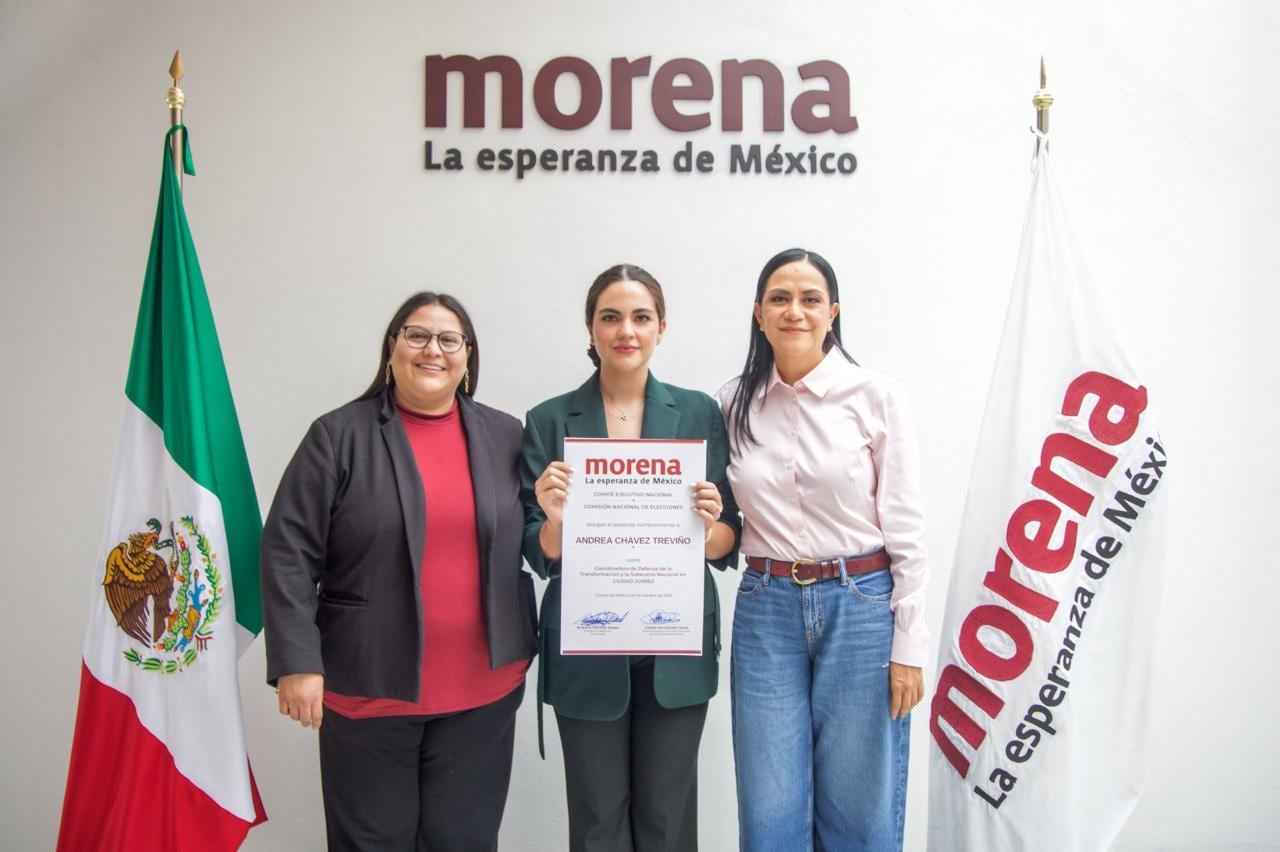 El nombramiento, anunciado por la Comisión partidista, asigna a la nueva responsable la representación local de la Defensa de la Transformación y la Soberanía Nacional en la frontera norte del estado