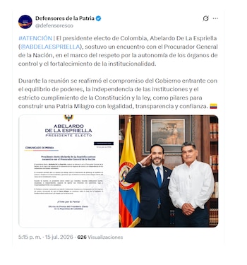 Abelardo de la Espriella y Gregorio Eljach