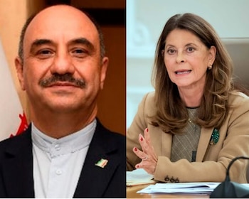 Embajador de Irán y Vicepresidente colombiana