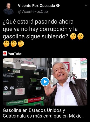 El exmandatario critica diariamente a