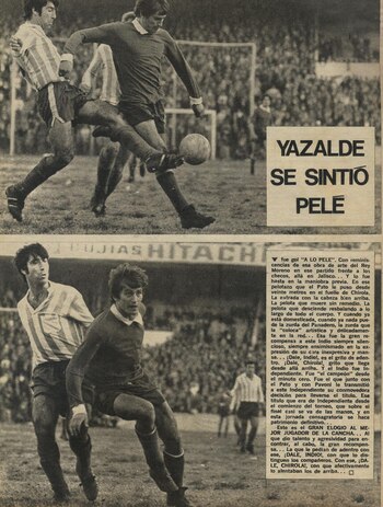 Yazalde frente al Panadero Díaz,