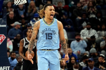 El paso de Brandon Clarke por los Grizzlies incluyó un cuarto puesto en la votación al Mejor Novato del Año en la temporada 2019-20 (Petre Thomas-USA TODAY Sports via REUTERS)