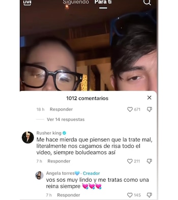 Ángela Torres y rusherking