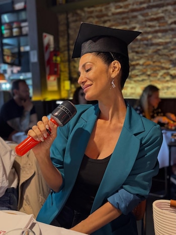 La artista argentina recordó su