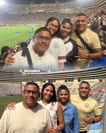 Daniela Múñoz junto a su