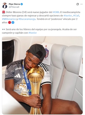 Post de Pipe Sierra sobre