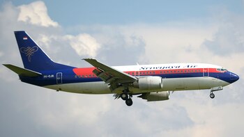 Un Boeing modelo 737-300 de