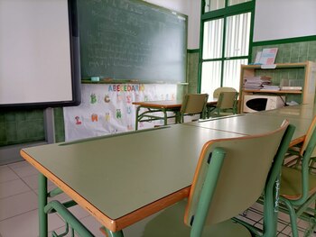 Un aula de un colegio
POLITICA ANDALUCÍA ESPAÑA EUROPA ESPAÑA EUROPA EUROPA SOCIEDAD ALMERÍA ANDALUCÍA AUTONOMÍAS ESPAÑA SOCIEDAD EDUCACIÓN