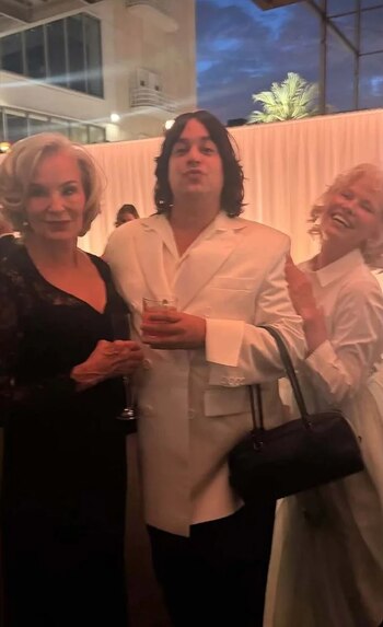 Carlos González, Jessica Lange y Pamela Anderson (INSTAGRAM).