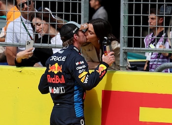 Kelly Piquet y Max Verstappen.