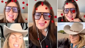 Yolanda Andrade hace un En