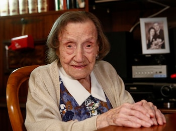 La supercentenaria Angelina Torres Vallbona. (EFE/Quique García)