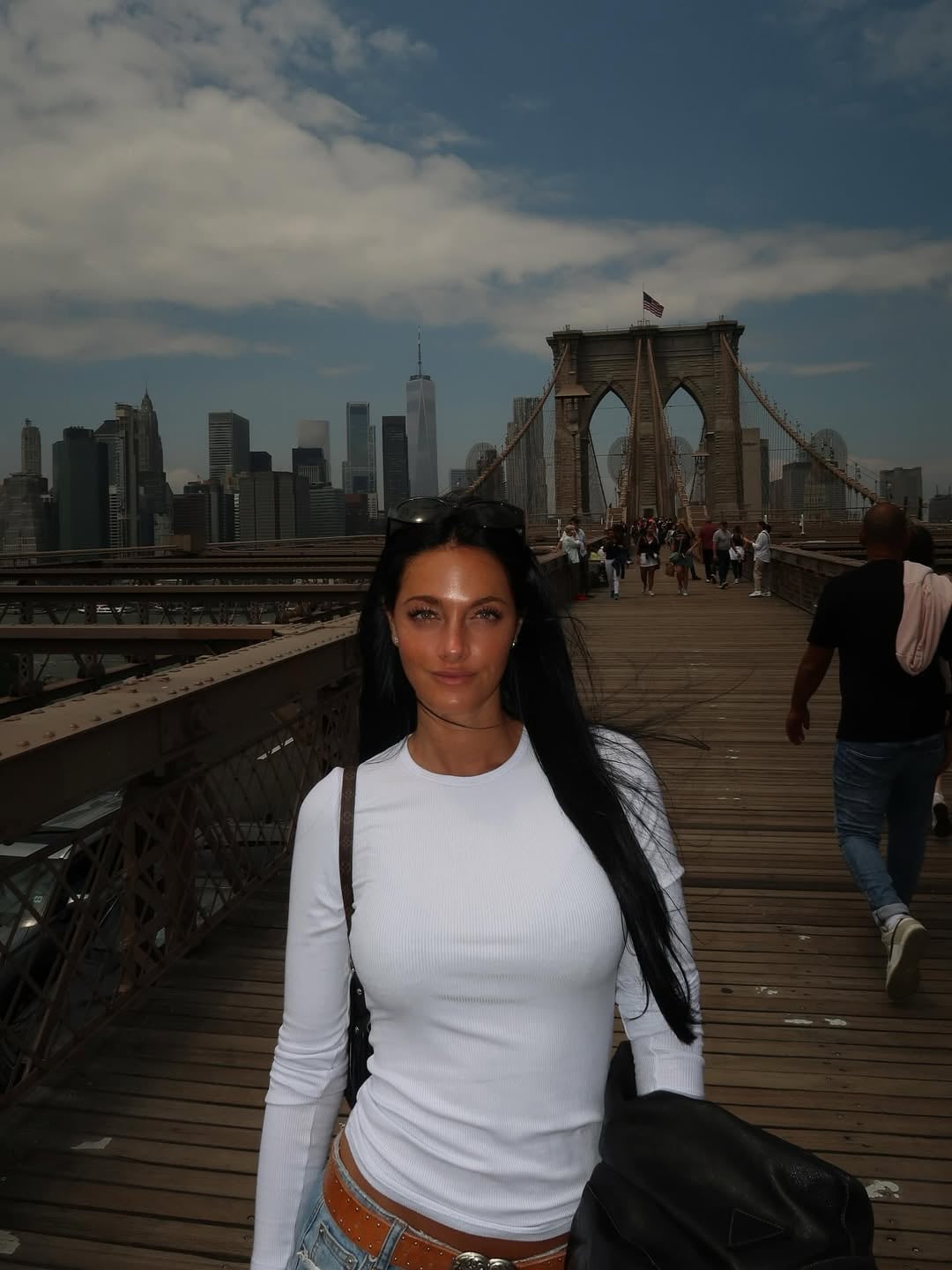 Oriana Sabatini compartió imágenes de icónicos lugares de Nueva York