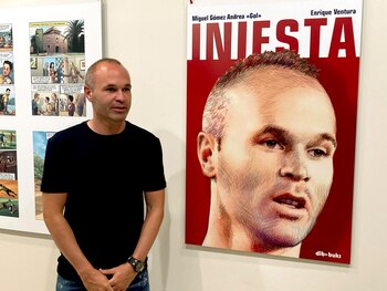 El futbolista español Andrés Iniesta