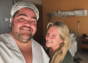 Darío Barassi y su esposa