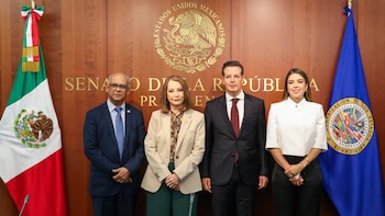 La visita al Senado destaca el interés de México en fortalecer la cooperación regional dentro de la OEA.